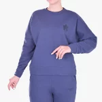 بلوز زنانه آبی نفتی