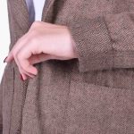 کت زنانه قهوه ای نسکافه ای