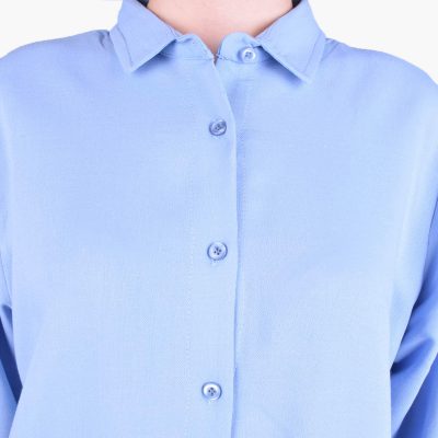 شومیز زنانه یقه برگردان