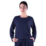 تیشرت زنانه سرمه ای تیره