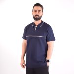 تیشرت مردانه سرمه ای تیره