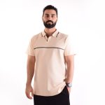 تیشرت مردانه کرم روشن