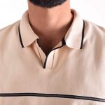 یقه کرم روشن مشکی