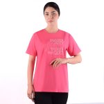 تیشرت زنانه سرخابی تیره