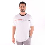 تیشرت سفید مشکی