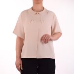 شومیز زنانه کرم روشن