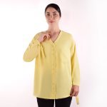 شومیز زنانه لیمویی