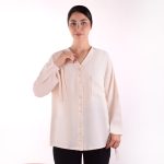 شومیز زنانه استخوانی