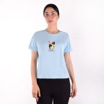تیشرت زنانه آبی روشن