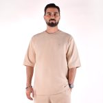 تیشرت مردانه کرم روشن