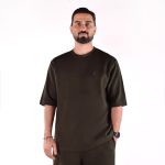 تیشرت مردانه سبز یشمی تیره