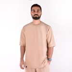 تیشرت کرم مردانه