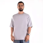 تیشرت مردانه طوسی روشن