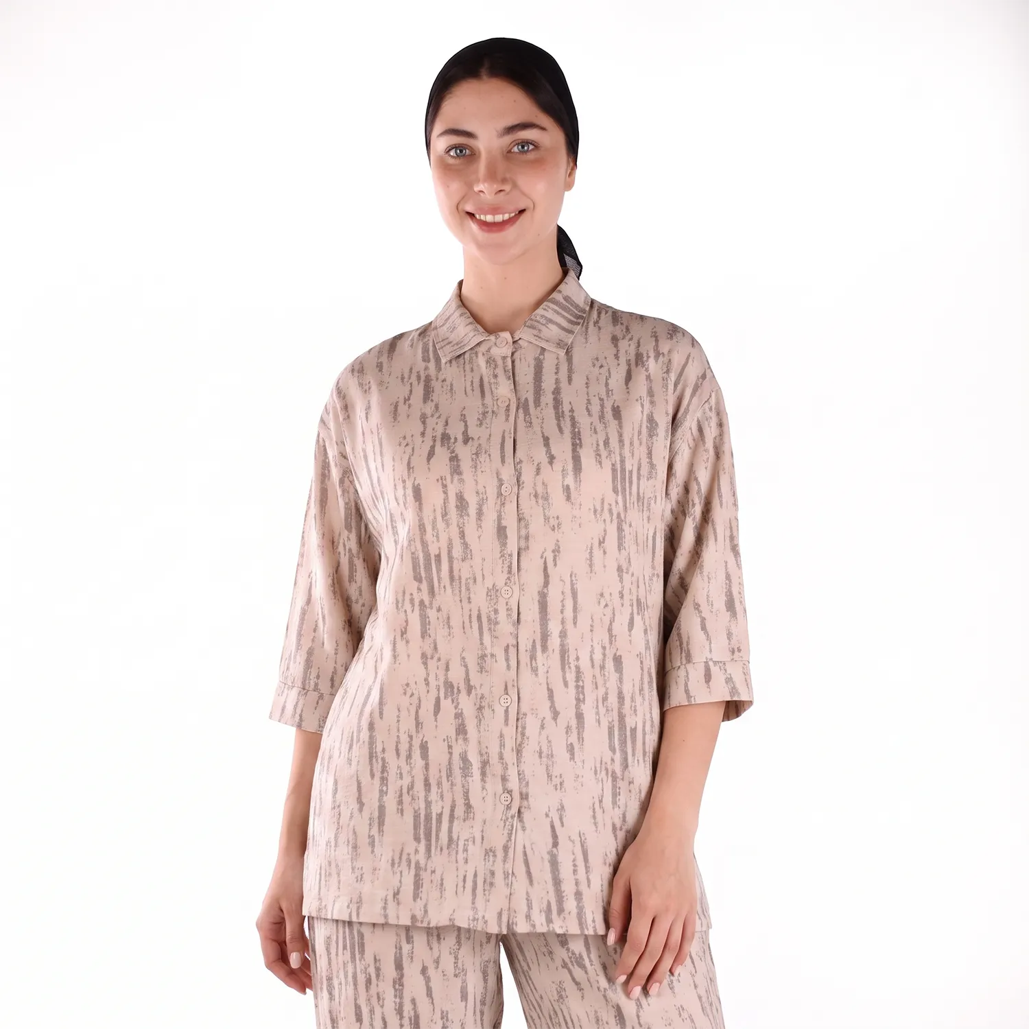 D416-KrmRoTusi شومیز کرم