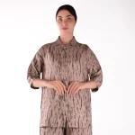 شومیز زنانه نسکافه ای مشکی
