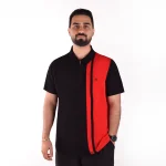 پلوشرت مردانه دو رنگ