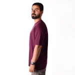 تیشرت مردانه بادمجانی