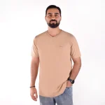 تیشرت کرم تیره مردانه