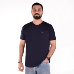 تیشرت مردانه سرمه ای تیره