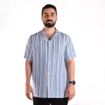 پیراهن مردانه سفیدآبی