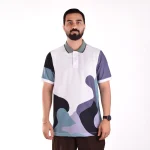 تیشرت مردانه سفید سبز