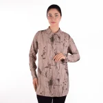 شومیز نسکافه ای مشکی