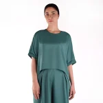 شومیز سبز تیره