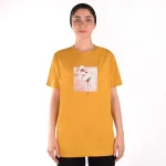 تیشرت زنانه خردلی
