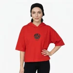 تیشرت کلاهدار زنانه C995 - Image 9